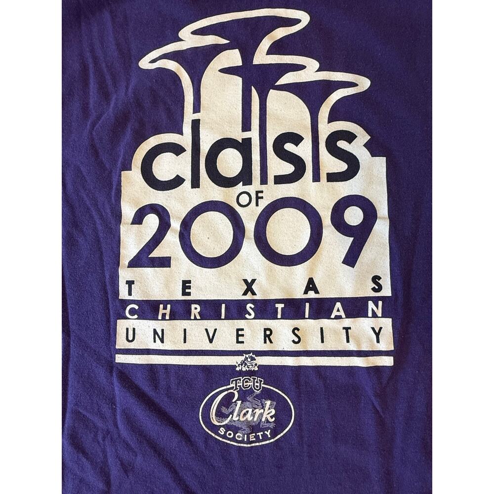 TCU TEXAS CHRISTIAN UNIVERSITY Frogs 2009 Tee T-Shirt Gameday Cotton S - Picture 4 of 6